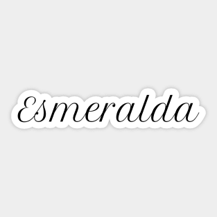 Esmeralda Sticker